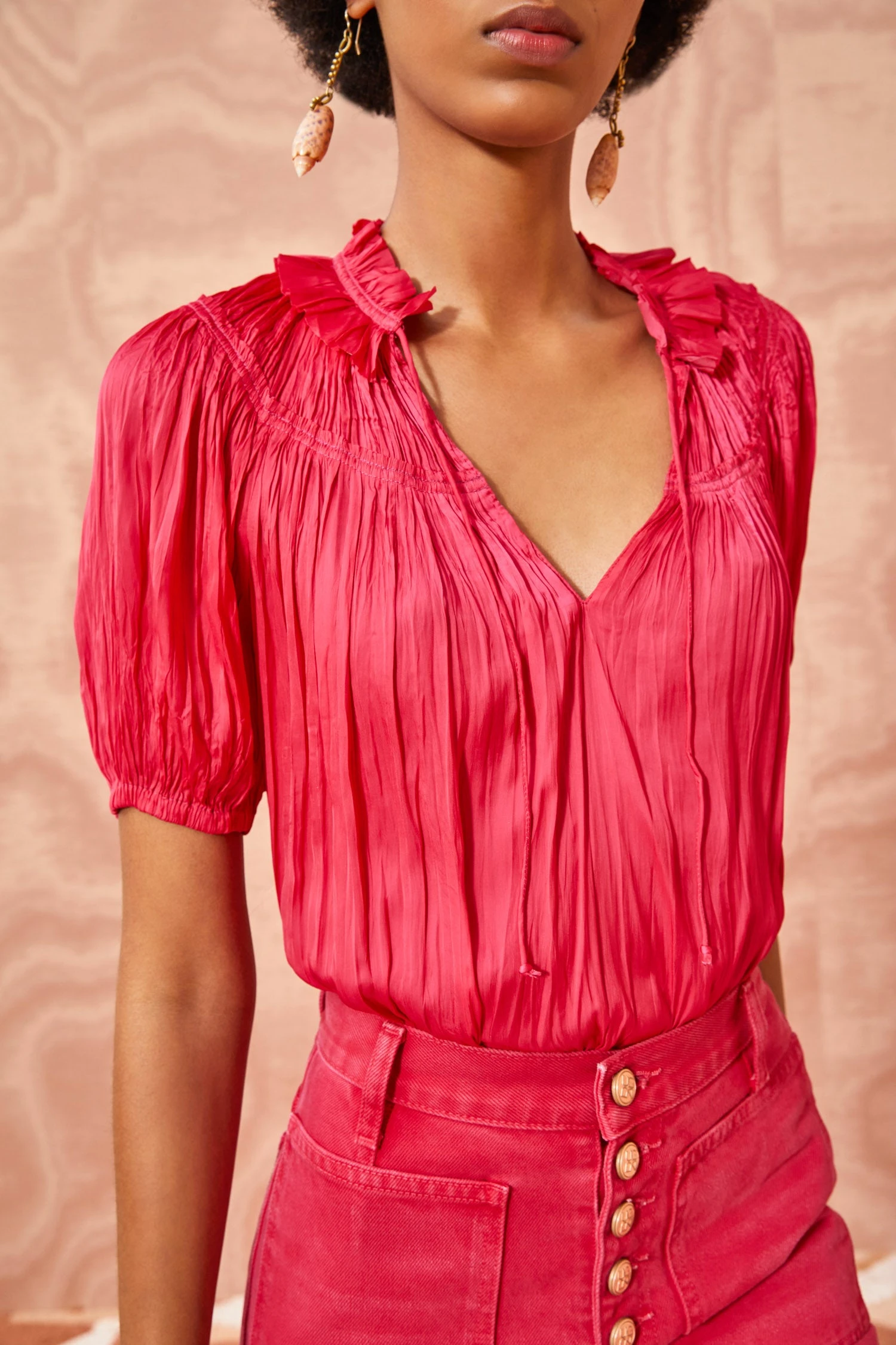 ULLA JOHNSON Eleni Top - Orchid 5 ULLA JOHNSON Eleni Top - Orchid - Image 5