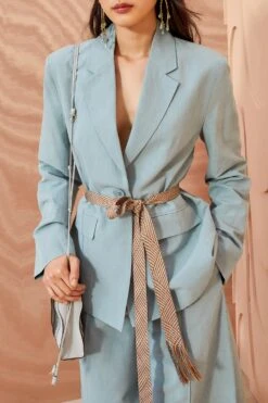 ULLA JOHNSON Ellery Jacket - Agave 8 ULLA JOHNSON Ellery Jacket - Agave -ULLA JOHNSON Outlet ULLA JOHNSON Ellery Jacket AGAVE 02 ALT