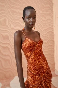 ULLA JOHNSON Elodie Dress - Sienna -ULLA JOHNSON Outlet ULLA JOHNSON Elodie Dress SIENNA 0112