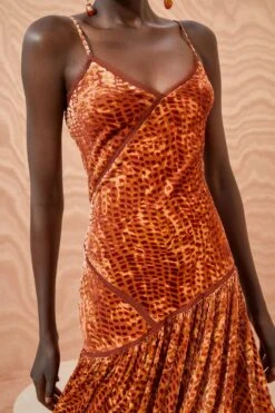 ULLA JOHNSON Elodie Dress - Sienna -ULLA JOHNSON Outlet ULLA JOHNSON Elodie Dress SIENNA 02 ALT