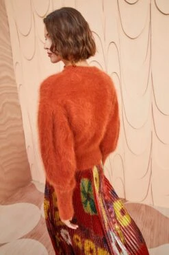 ULLA JOHNSON Emira Pullover - Redwood -ULLA JOHNSON Outlet ULLA JOHNSON Emira Pullover REDWOOD 0174