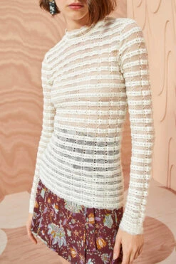 ULLA JOHNSON Emma Top - Pristine 7 ULLA JOHNSON Emma Top - Pristine -ULLA JOHNSON Outlet ULLA JOHNSON Emma Top PRISTINE 0146