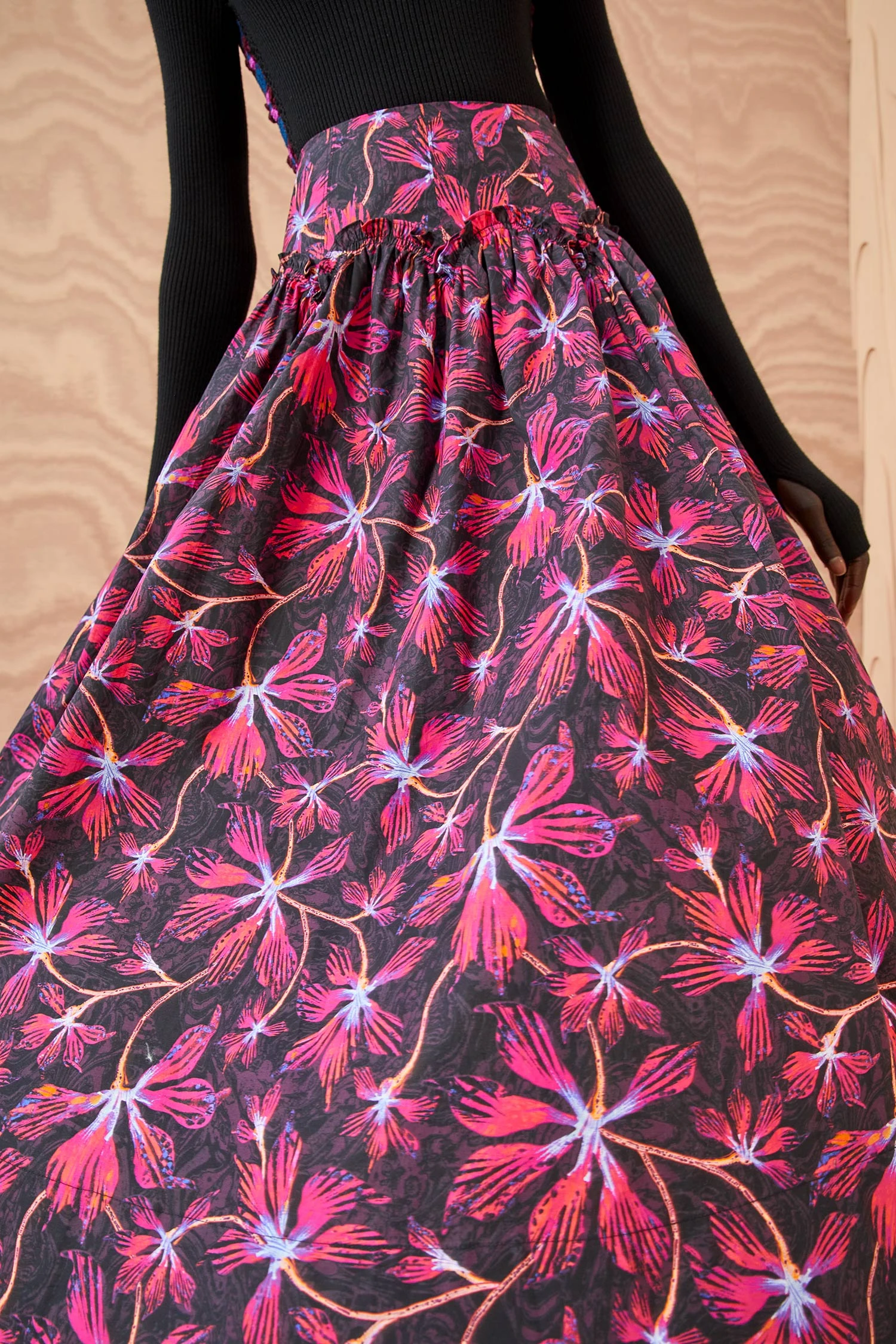 ULLA JOHNSON Emmy Skirt - Zinnia 2 ULLA JOHNSON Emmy Skirt - Zinnia - Image 2