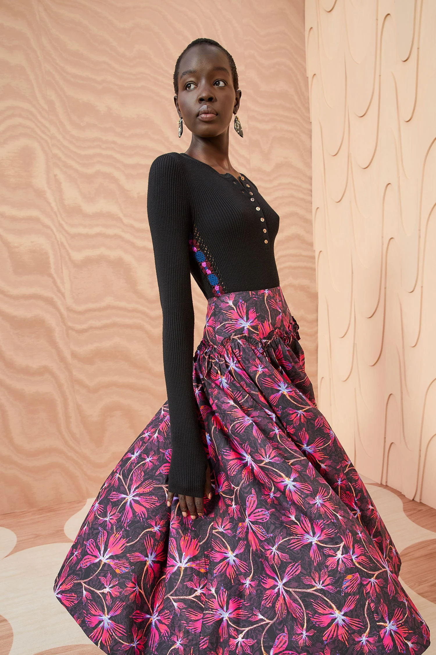 ULLA JOHNSON Emmy Skirt - Zinnia 5 ULLA JOHNSON Emmy Skirt - Zinnia - Image 5