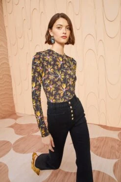 ULLA JOHNSON Eve Top - Maple 8 ULLA JOHNSON Eve Top - Maple -ULLA JOHNSON Outlet ULLA JOHNSON Eve Top MAPLE 02 ALT