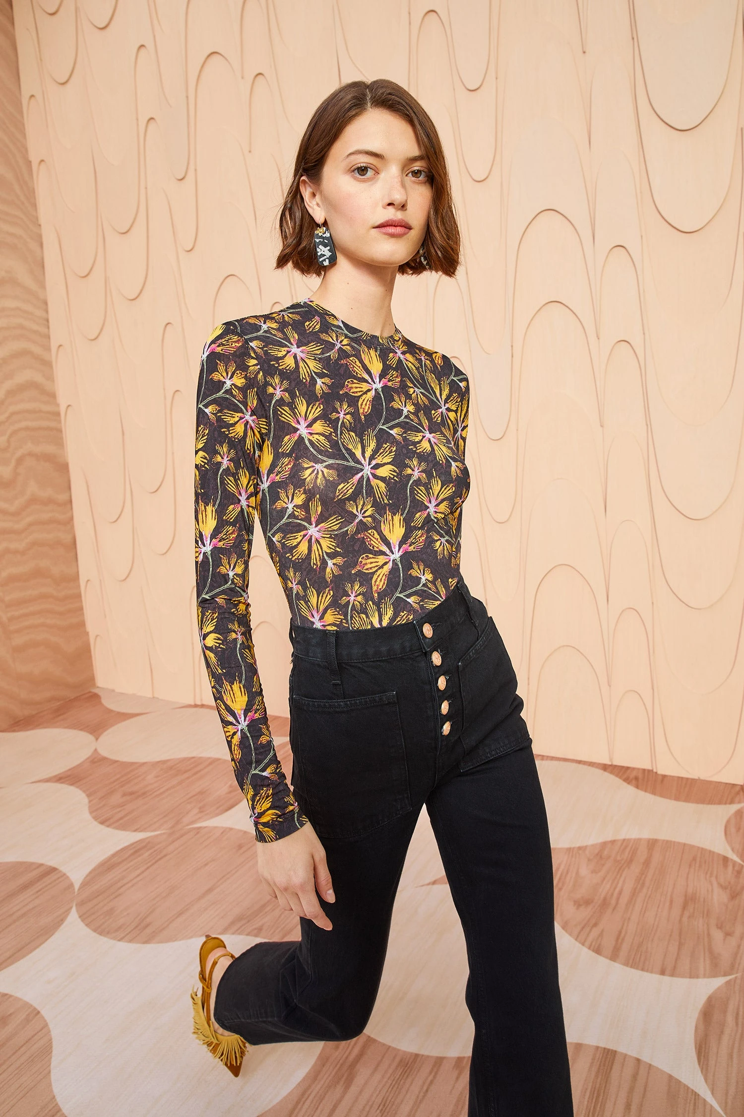 ULLA JOHNSON Eve Top - Maple 4 ULLA JOHNSON Eve Top - Maple - Image 4