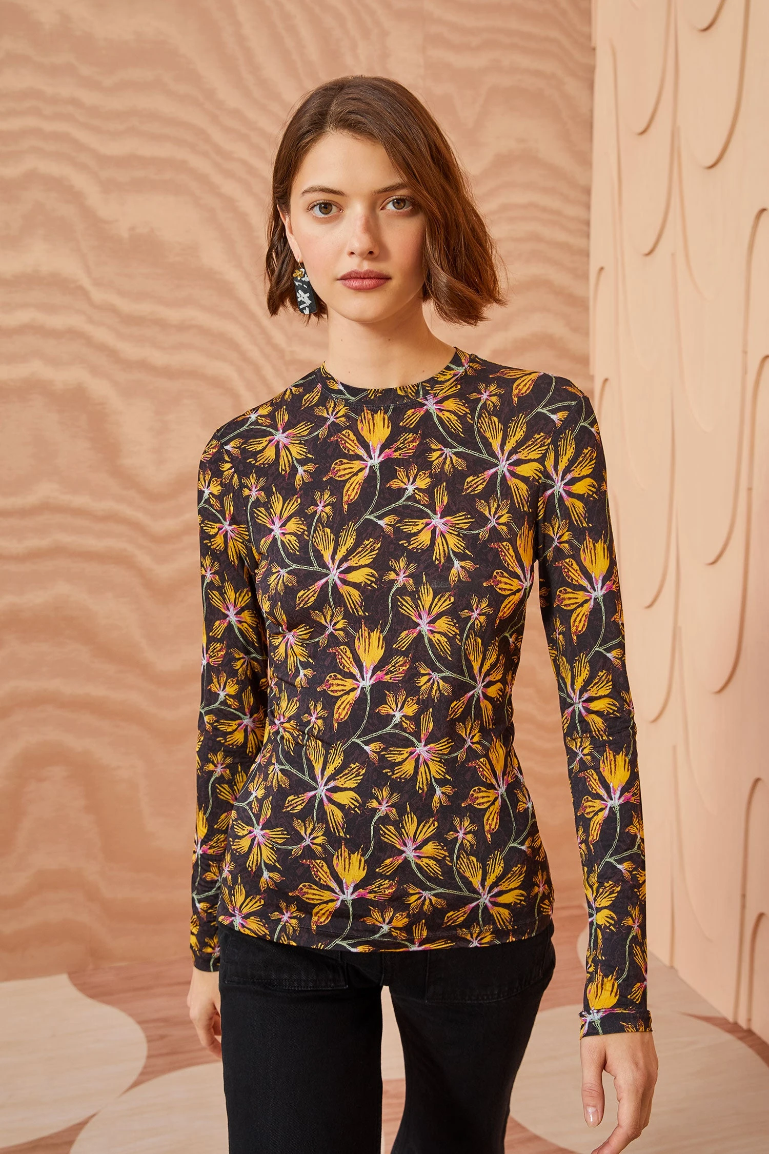 ULLA JOHNSON Eve Top - Maple 3 ULLA JOHNSON Eve Top - Maple - Image 3