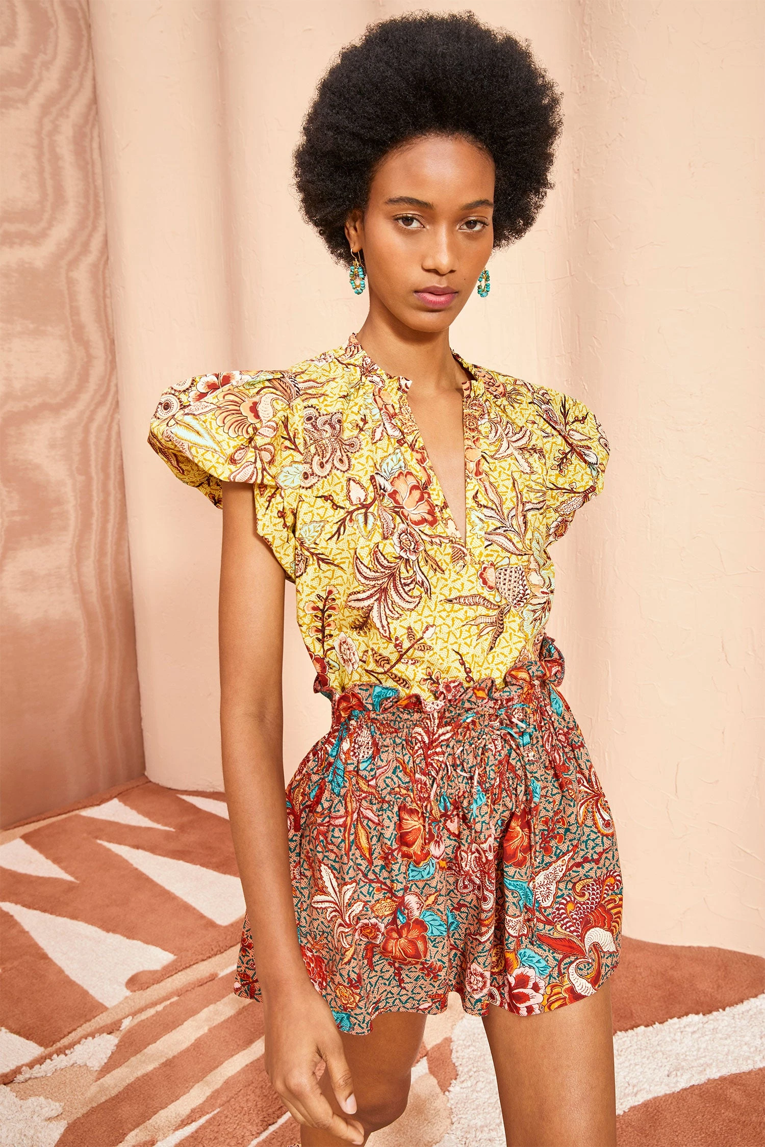 ULLA JOHNSON Evelyn Top - Calla Lily 1 ULLA JOHNSON Evelyn Top - Calla Lily