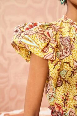 ULLA JOHNSON Evelyn Top - Calla Lily 8 ULLA JOHNSON Evelyn Top - Calla Lily -ULLA JOHNSON Outlet ULLA JOHNSON Evelyn Top CALLA LILY 04