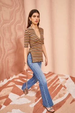 ULLA JOHNSON Felix Top - Tiger's Eye -ULLA JOHNSON Outlet ULLA JOHNSON Felix Top TIGER SEYE 0040