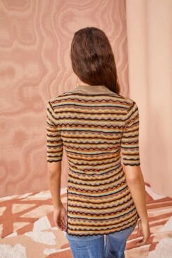 ULLA JOHNSON Felix Top - Tiger's Eye -ULLA JOHNSON Outlet ULLA JOHNSON Felix Top TIGER SEYE 0125