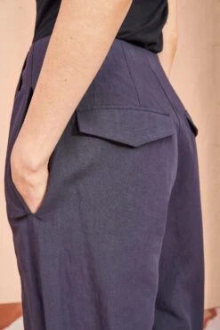 ULLA JOHNSON Feodora Pants - Midnight -ULLA JOHNSON Outlet ULLA JOHNSON Feodora Pants MIDNIGHT 0091