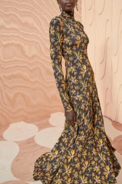 ULLA JOHNSON Fernanda Dress - Maple 7 ULLA JOHNSON Fernanda Dress - Maple -ULLA JOHNSON Outlet ULLA JOHNSON Fernanda Dress MAPLE 02 ALT