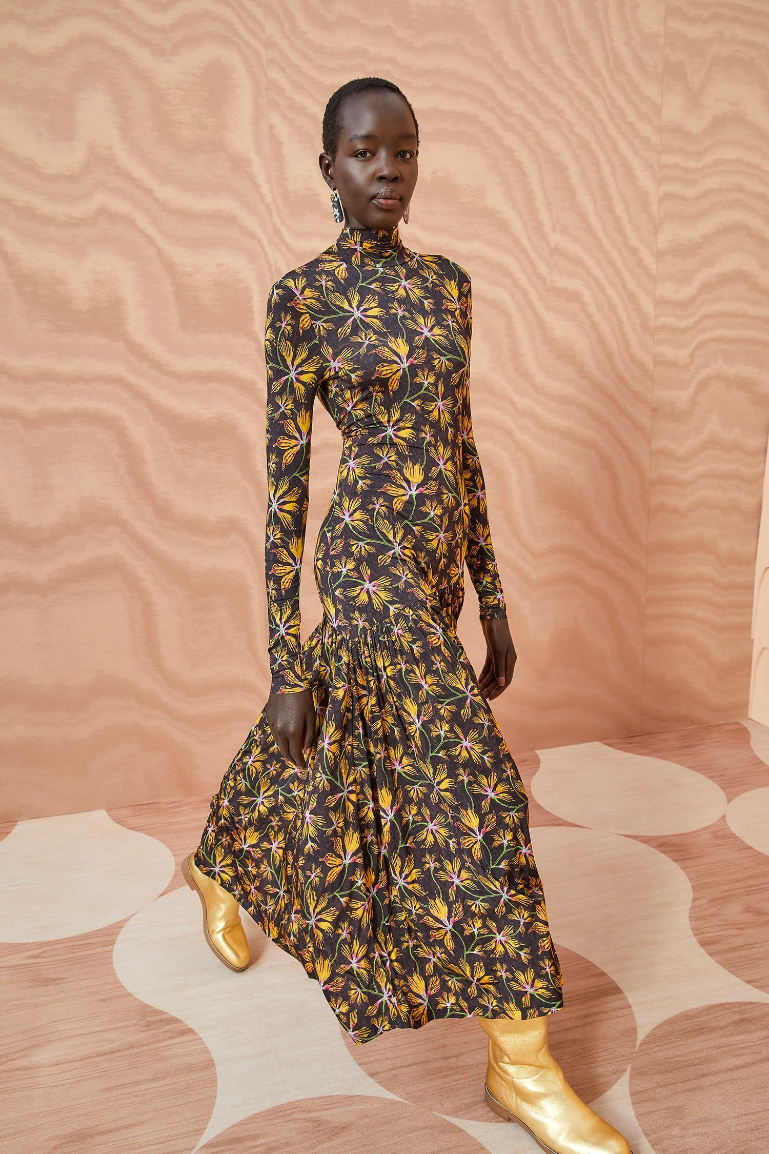 ULLA JOHNSON Fernanda Dress - Maple 1 ULLA JOHNSON Fernanda Dress - Maple