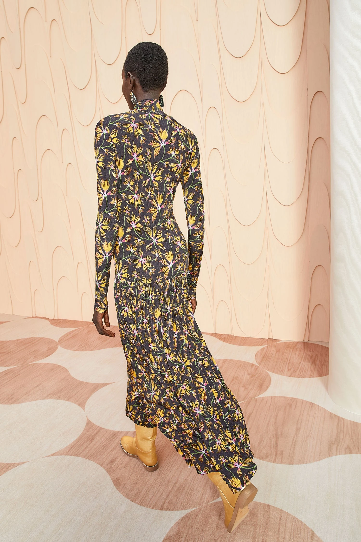 ULLA JOHNSON Fernanda Dress - Maple 4 ULLA JOHNSON Fernanda Dress - Maple - Image 4