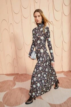 ULLA JOHNSON Fernanda Dress - Nuit 10 ULLA JOHNSON Fernanda Dress - Nuit -ULLA JOHNSON Outlet ULLA JOHNSON Fernanda Dress NUIT 0020