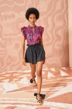 ULLA JOHNSON Fleur Top - Snapdragon -ULLA JOHNSON Outlet ULLA JOHNSON Fleur Top SNAPDRAGON 01 MAIN