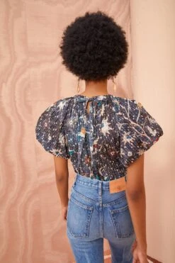 ULLA JOHNSON Flo Top - Jet 8 ULLA JOHNSON Flo Top - Jet -ULLA JOHNSON Outlet ULLA JOHNSON Flo Top JET 04