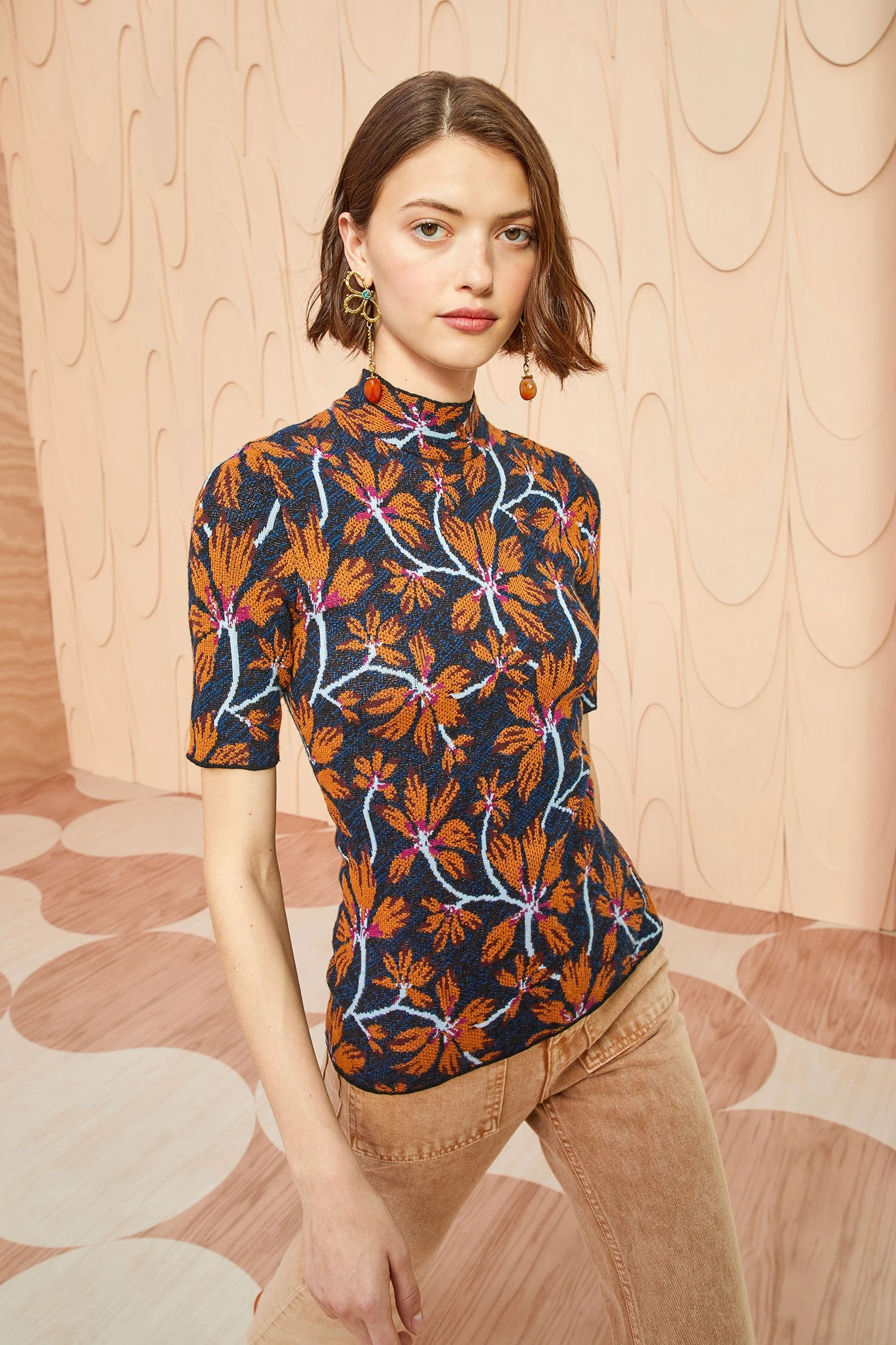 ULLA JOHNSON Flora Top - Bellflower 1 ULLA JOHNSON Flora Top - Bellflower