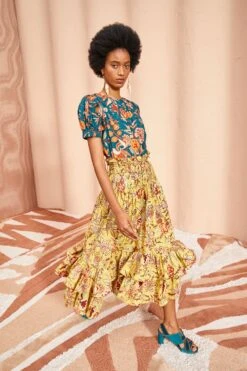 ULLA JOHNSON Frances Top - Delphinium 9 ULLA JOHNSON Frances Top - Delphinium -ULLA JOHNSON Outlet ULLA JOHNSON Frances Top DELPHINIUM 0110