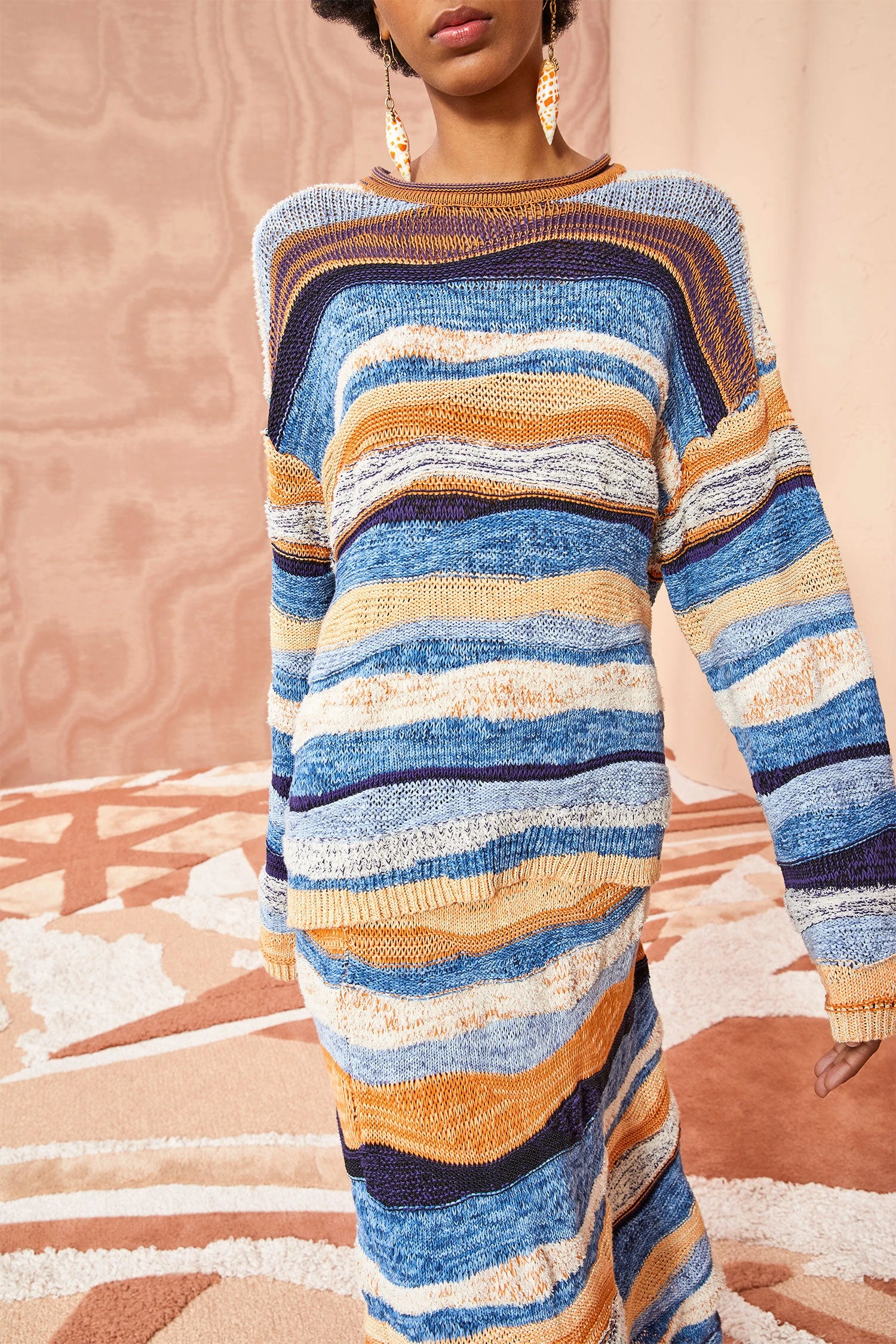 ULLA JOHNSON Francie Pullover - Aegean 3 ULLA JOHNSON Francie Pullover - Aegean - Image 3