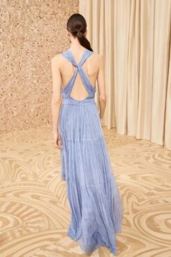 ULLA JOHNSON Freesia Gown - Slate -ULLA JOHNSON Outlet ULLA JOHNSON Freesia Gown SLATE 04 2d651e52 47db 462f 90c5 8bb279df1db8