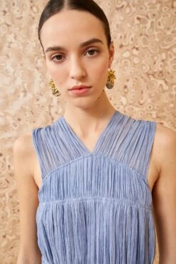 ULLA JOHNSON Freesia Gown - Slate -ULLA JOHNSON Outlet ULLA JOHNSON Freesia Gown SLATE 05 92e1b41e 7245 4277 aacc 8272c701b6a7