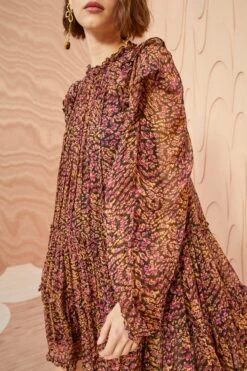 ULLA JOHNSON Gaelle Dress - Pomegranate 7 ULLA JOHNSON Gaelle Dress - Pomegranate -ULLA JOHNSON Outlet ULLA JOHNSON Gaelle Dress POMEGRANATE 03