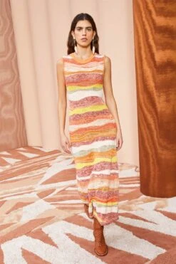 ULLA JOHNSON Gaia Dress - Agate 9 ULLA JOHNSON Gaia Dress - Agate -ULLA JOHNSON Outlet ULLA JOHNSON Gaia Dress AGATE 0094