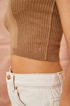 ULLA JOHNSON Giselle Top - Chestnut 7 ULLA JOHNSON Giselle Top - Chestnut -ULLA JOHNSON Outlet ULLA JOHNSON Giselle Top CHESTNUT 0047