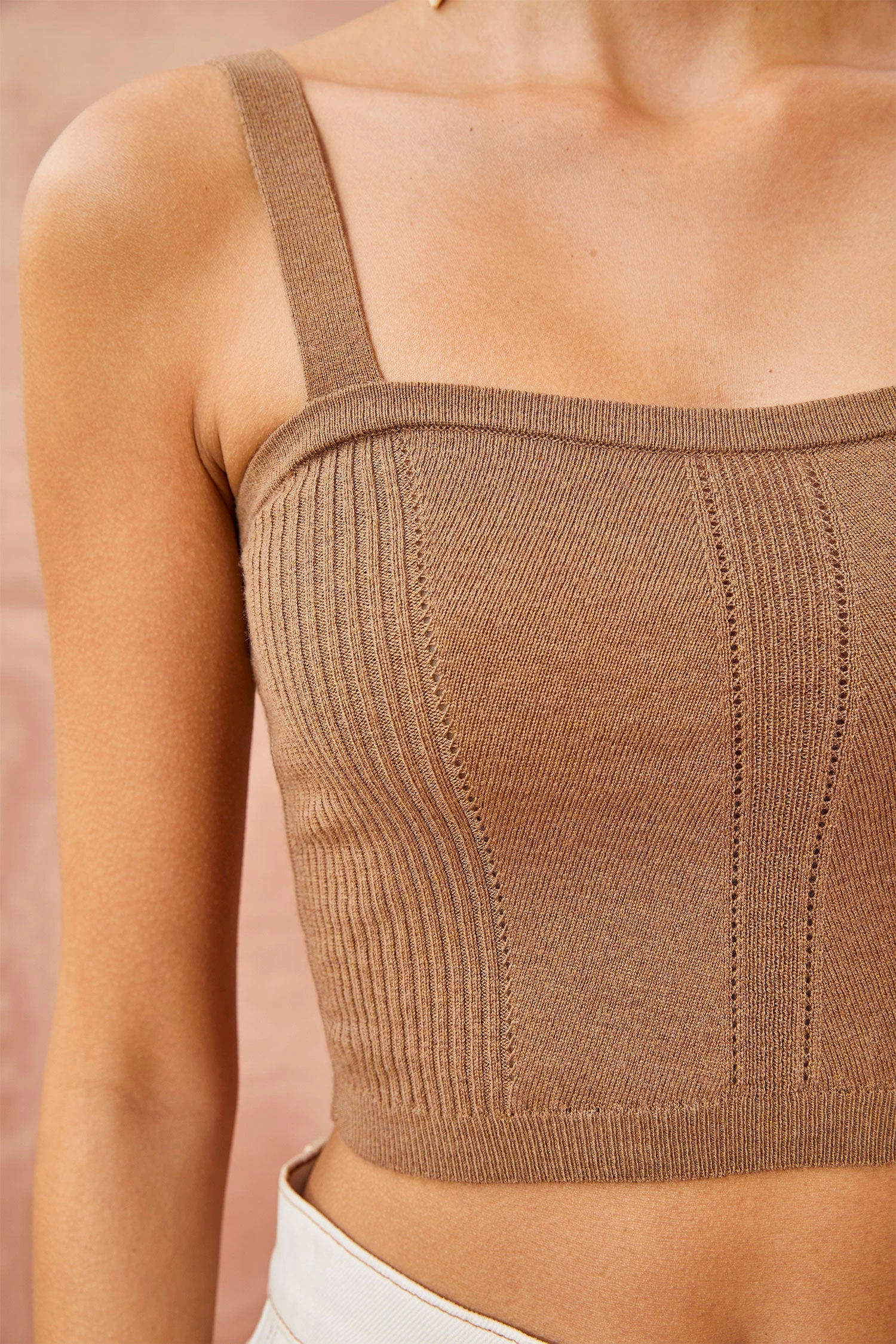 ULLA JOHNSON Giselle Top - Chestnut 5 ULLA JOHNSON Giselle Top - Chestnut - Image 5