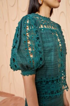 ULLA JOHNSON Gita Top - Cypress 7 ULLA JOHNSON Gita Top - Cypress -ULLA JOHNSON Outlet ULLA JOHNSON Gita Top CYPRESS 0091