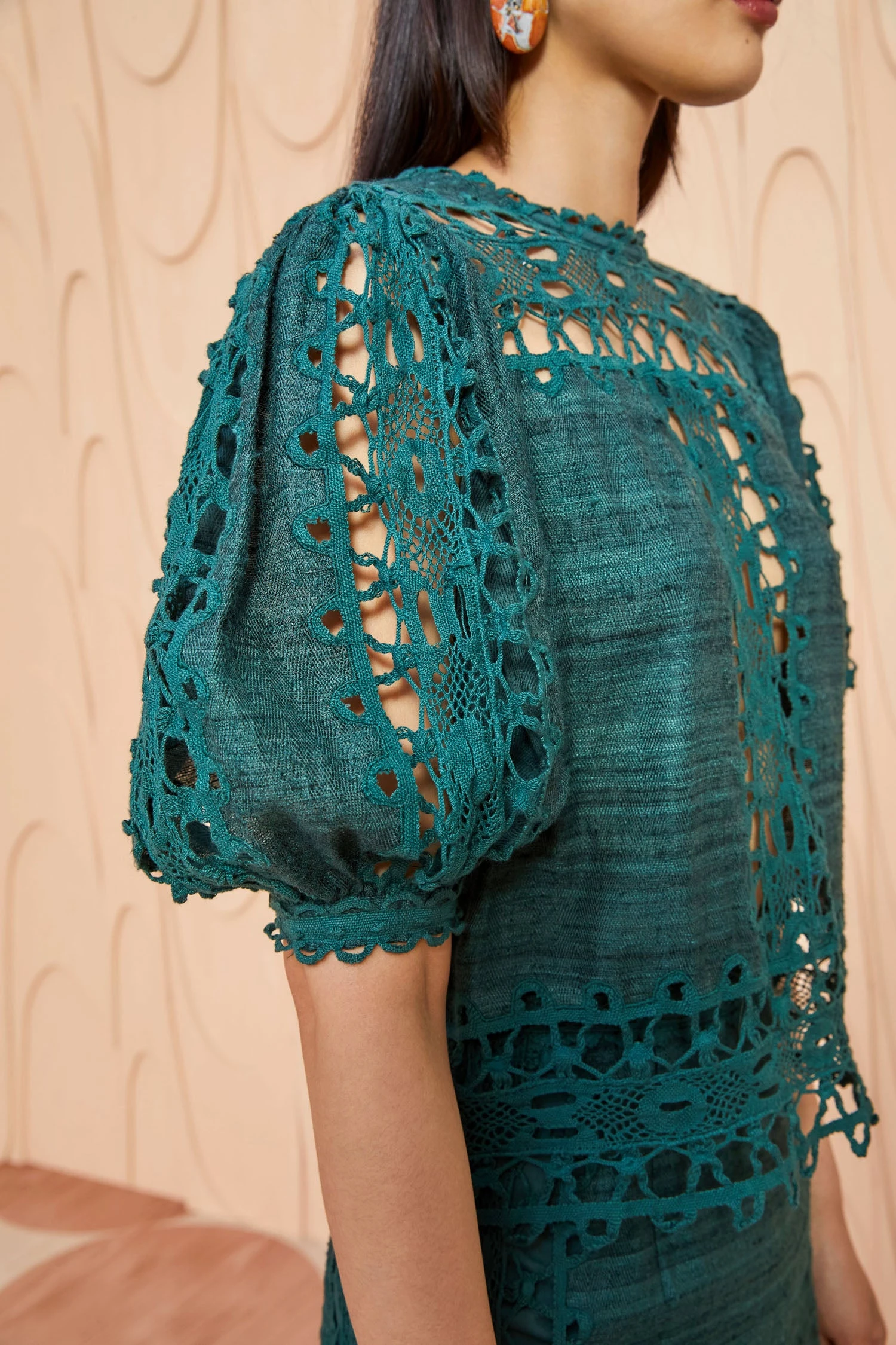 ULLA JOHNSON Gita Top - Cypress 3 ULLA JOHNSON Gita Top - Cypress - Image 3