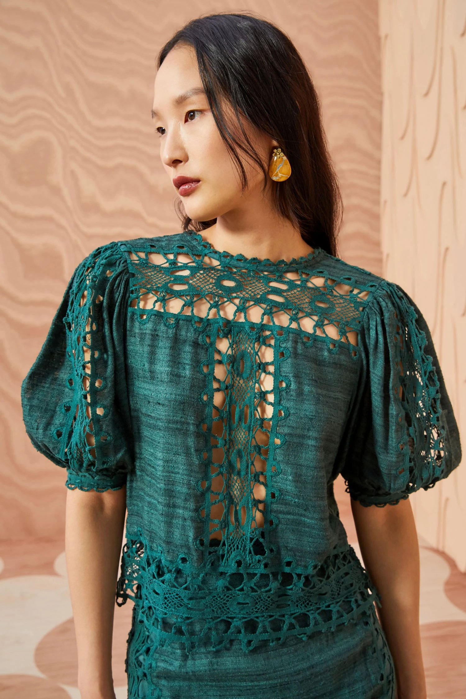 ULLA JOHNSON Gita Top - Cypress 1 ULLA JOHNSON Gita Top - Cypress