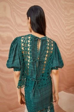 ULLA JOHNSON Gita Top - Cypress 9 ULLA JOHNSON Gita Top - Cypress -ULLA JOHNSON Outlet ULLA JOHNSON Gita Top CYPRESS 0120