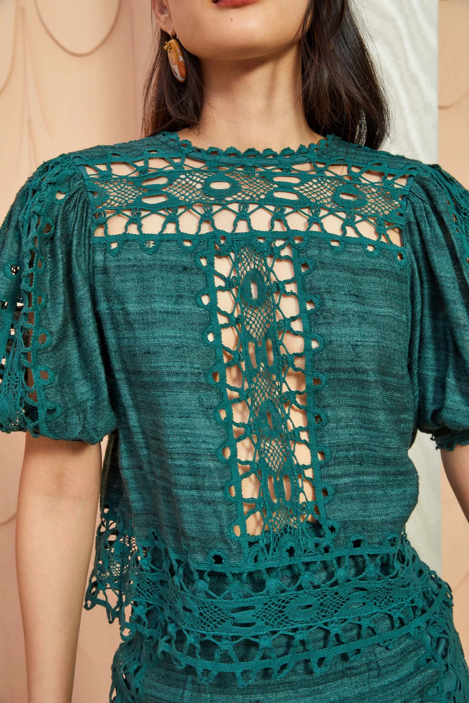 ULLA JOHNSON Gita Top - Cypress 2 ULLA JOHNSON Gita Top - Cypress - Image 2