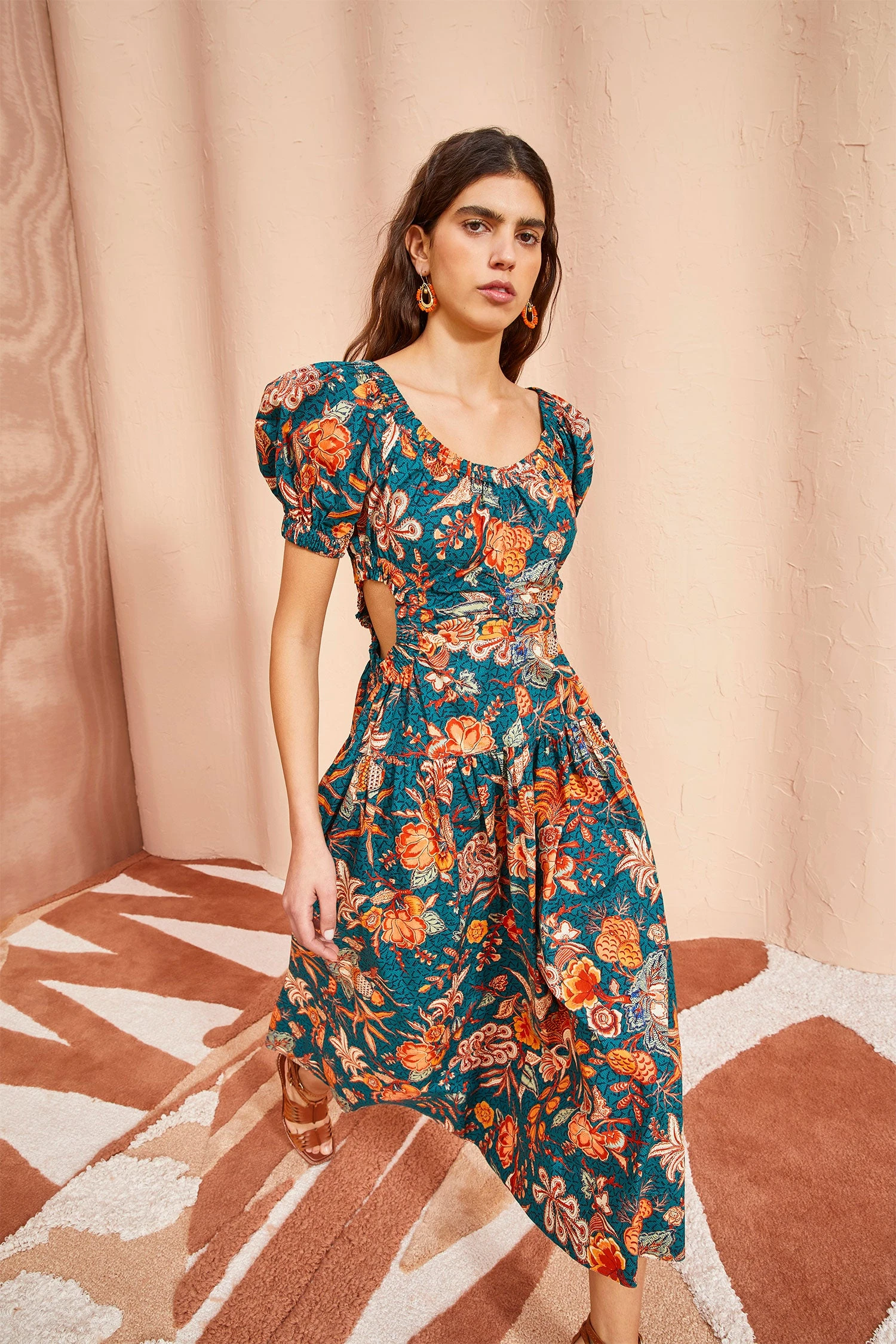 ULLA JOHNSON Golda Dress - Delphinium 1 ULLA JOHNSON Golda Dress - Delphinium