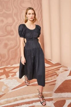 ULLA JOHNSON Golda Dress - Noir