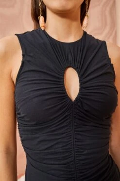 ULLA JOHNSON Gwynne Dress - Noir -ULLA JOHNSON Outlet ULLA JOHNSON Gwynne Dress NOIR 05