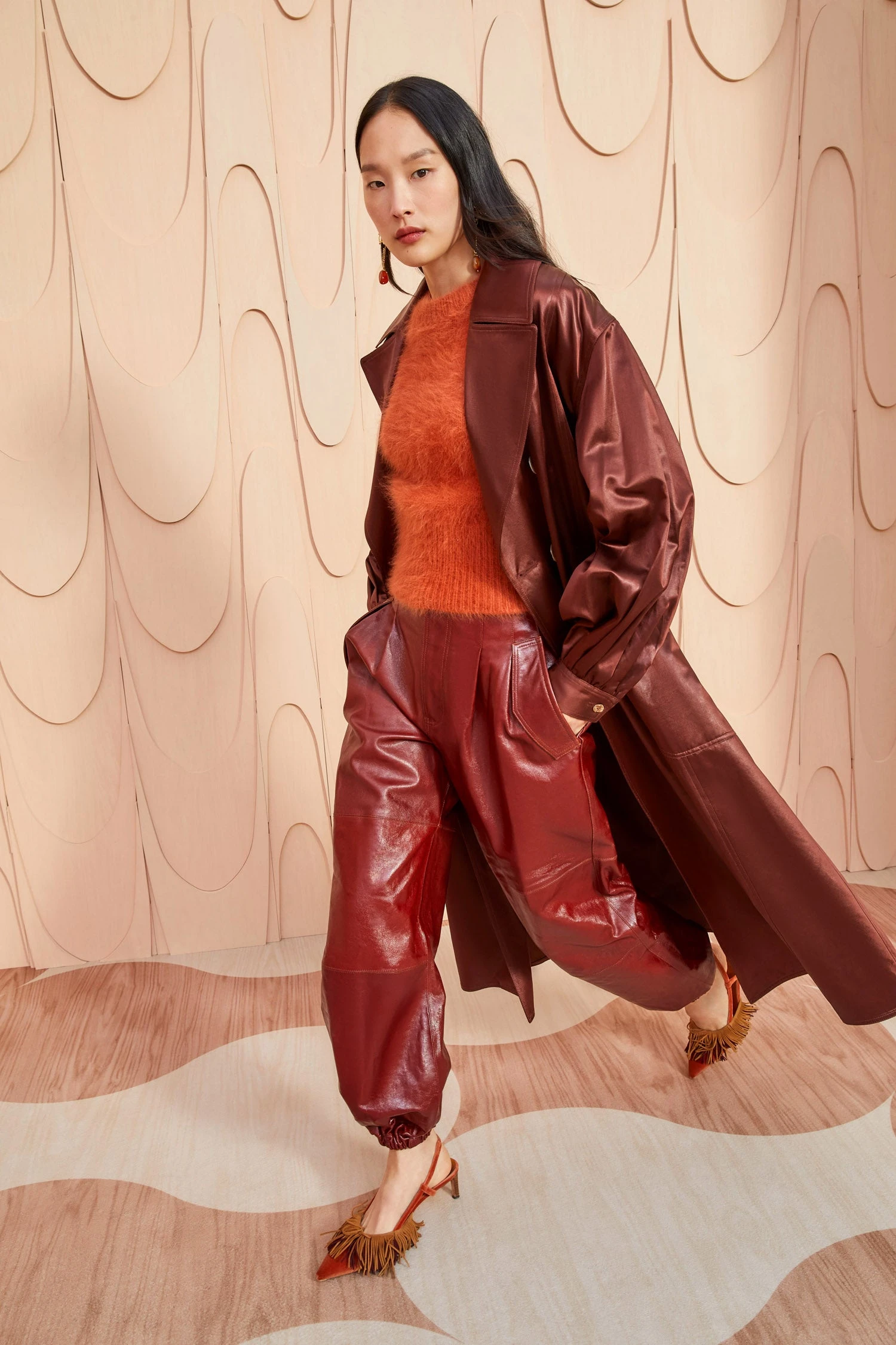 ULLA JOHNSON Helaine Coat - Mahogany 4 ULLA JOHNSON Helaine Coat - Mahogany - Image 4