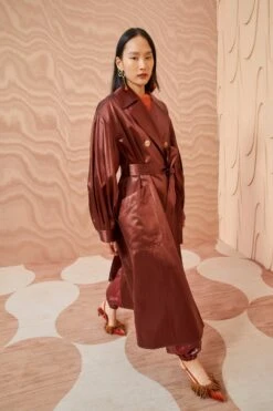 ULLA JOHNSON Helaine Coat - Mahogany 9 ULLA JOHNSON Helaine Coat - Mahogany -ULLA JOHNSON Outlet ULLA JOHNSON Helaine Coat MAHOGANY 0130