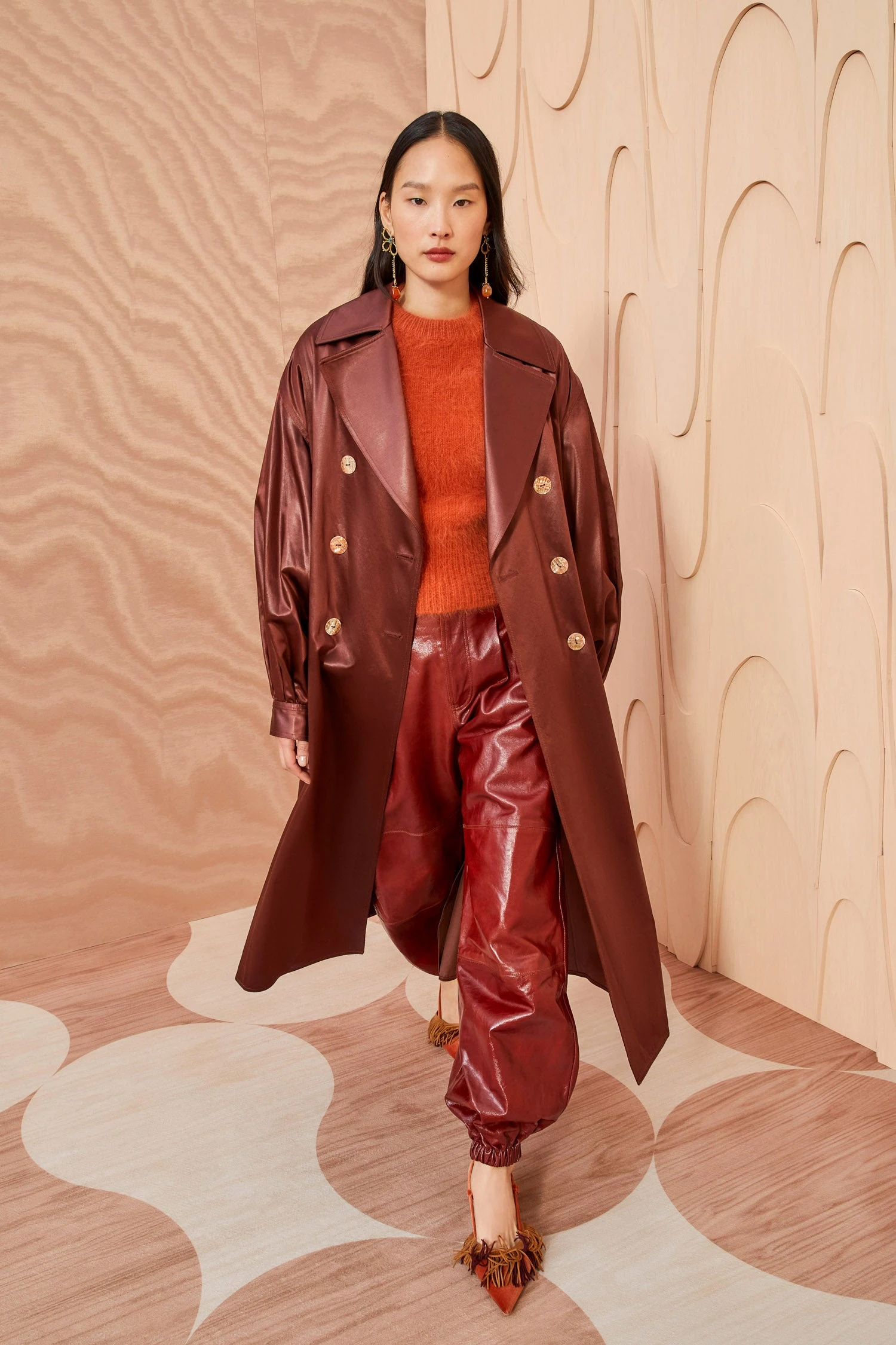 ULLA JOHNSON Helaine Coat - Mahogany 1 ULLA JOHNSON Helaine Coat - Mahogany