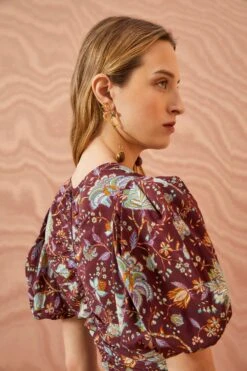 ULLA JOHNSON Heleen Dress - Heliotrope -ULLA JOHNSON Outlet ULLA JOHNSON Heleen Dress HELIOTROPE 0106