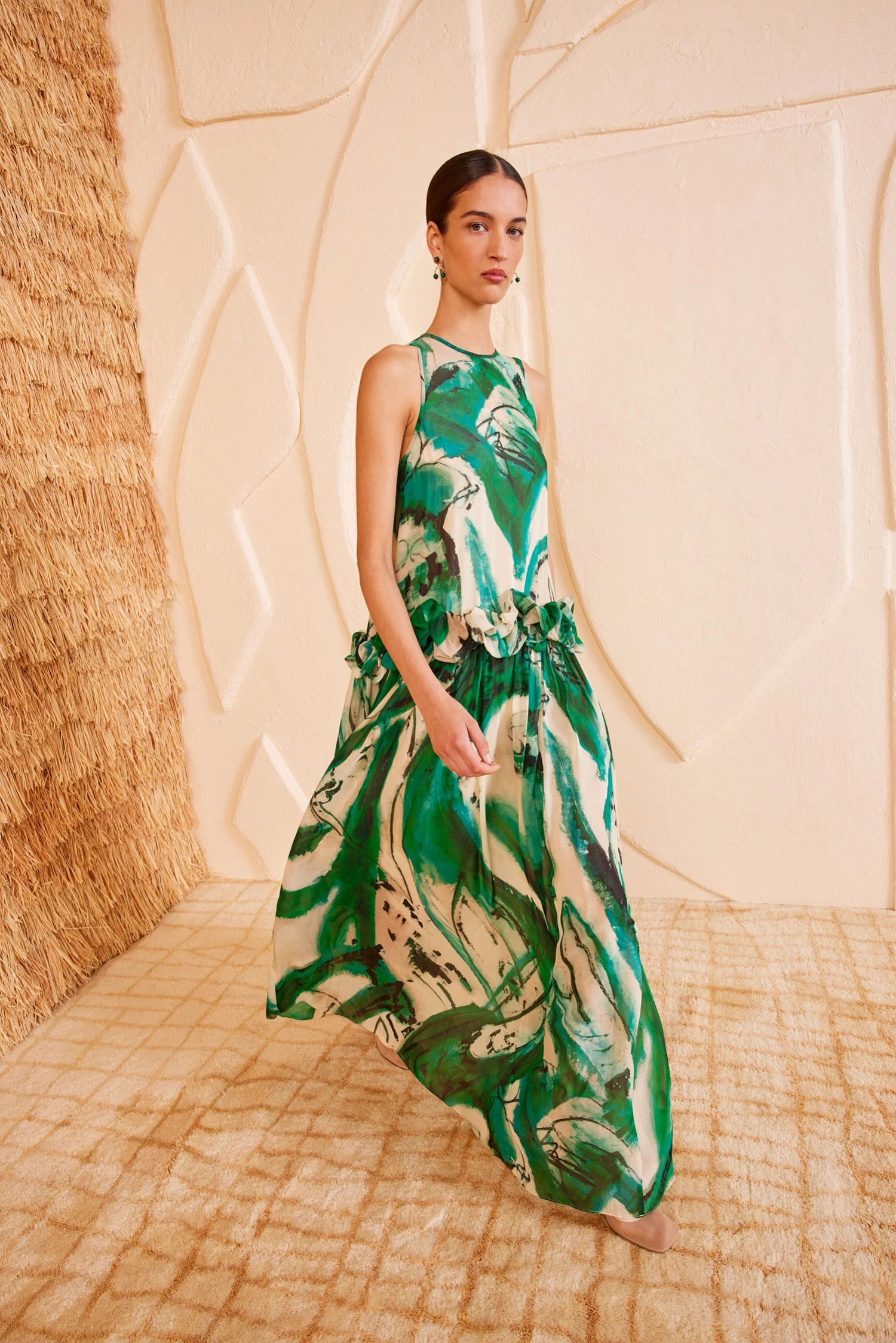 ULLA JOHNSON Helen Gown - Portrait In Green 1 ULLA JOHNSON Helen Gown - Portrait In Green
