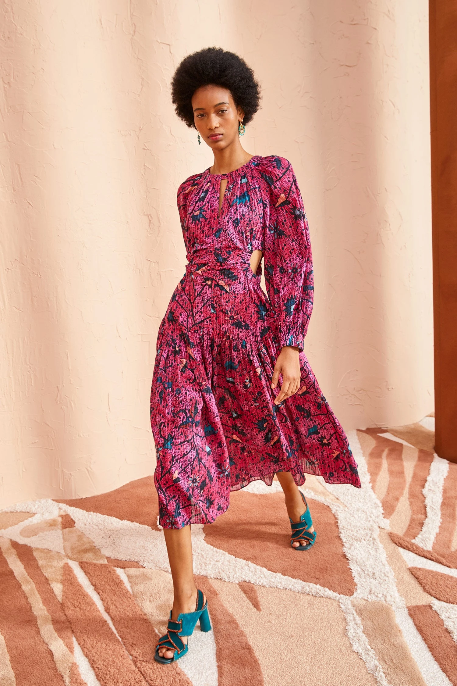 ULLA JOHNSON Helia Dress - Snapdragon 1 ULLA JOHNSON Helia Dress - Snapdragon