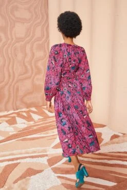 ULLA JOHNSON Helia Dress - Snapdragon 8 ULLA JOHNSON Helia Dress - Snapdragon -ULLA JOHNSON Outlet ULLA JOHNSON Helia Dress SNAPDRAGON 04