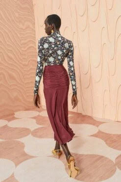 ULLA JOHNSON Imani Skirt - Mahogany 8 ULLA JOHNSON Imani Skirt - Mahogany -ULLA JOHNSON Outlet ULLA JOHNSON Imani Skirt MAHOGANY 0123