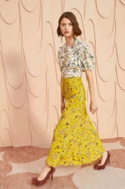 ULLA JOHNSON Imani Skirt - Mimosa -ULLA JOHNSON Outlet ULLA JOHNSON Imani Skirt MIMOSA 0088