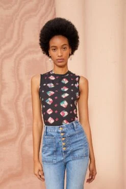 ULLA JOHNSON Ines Top - Nocturne 9 ULLA JOHNSON Ines Top - Nocturne -ULLA JOHNSON Outlet ULLA JOHNSON Ines Top NOCTURNE 05