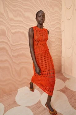 ULLA JOHNSON Innika Dress - Carnelian